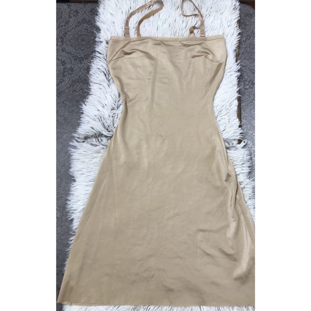 Spanx Beige Intimate Slimming Shapewear Dress Women's Sz Shaping Sz Sm Strappy